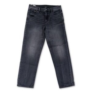 American Eagle Strigid Jeans Womens 4 Long Black Wash Punk Skater Grunge